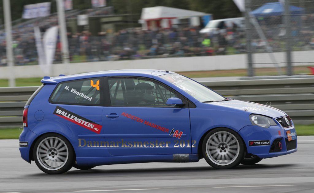 Nicolai Eberhard var allerede mester da han kørte andet løb
(Foto: Motorsporten.dk)